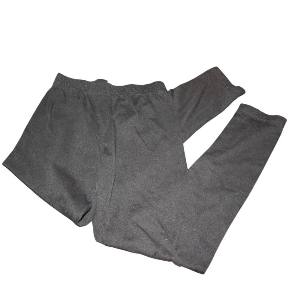Extremely Me! Girls Leggings Size 7/8 Solid Black Stretch Pull On Pants